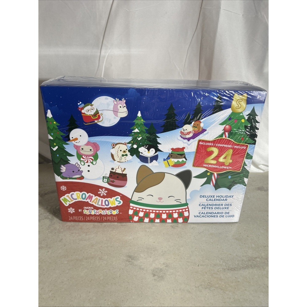 Squishmallows Original 24-day Micromallows Holiday Plush Advent Calendar
